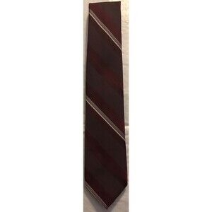 Vintage Wemlon by Wembley Striped Skinny Tie 57" x 3.25"
